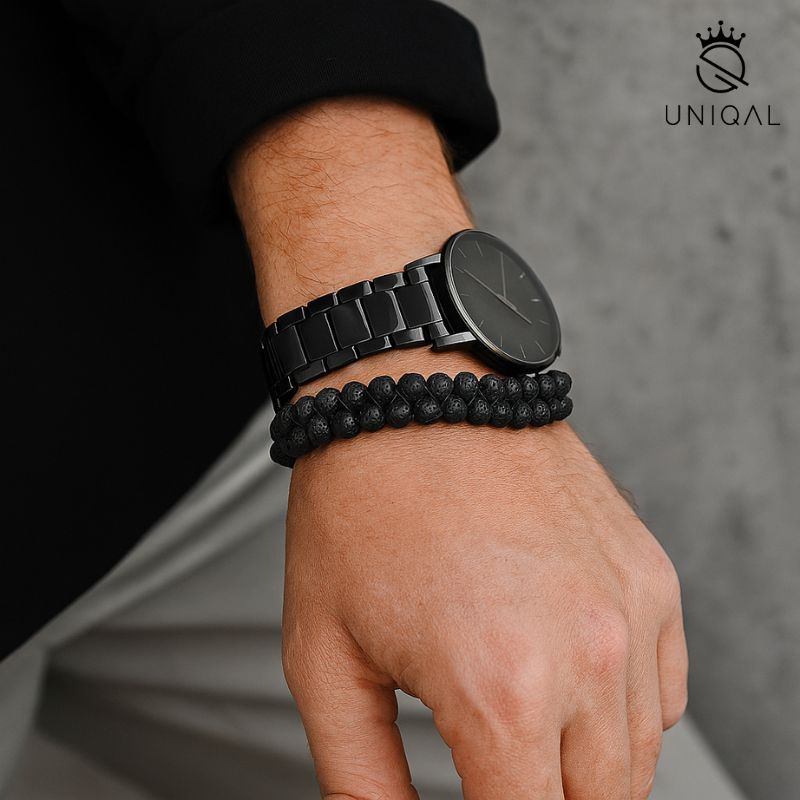 ARMBAND LAVASTEIN ZWEIREIHIG 6MM