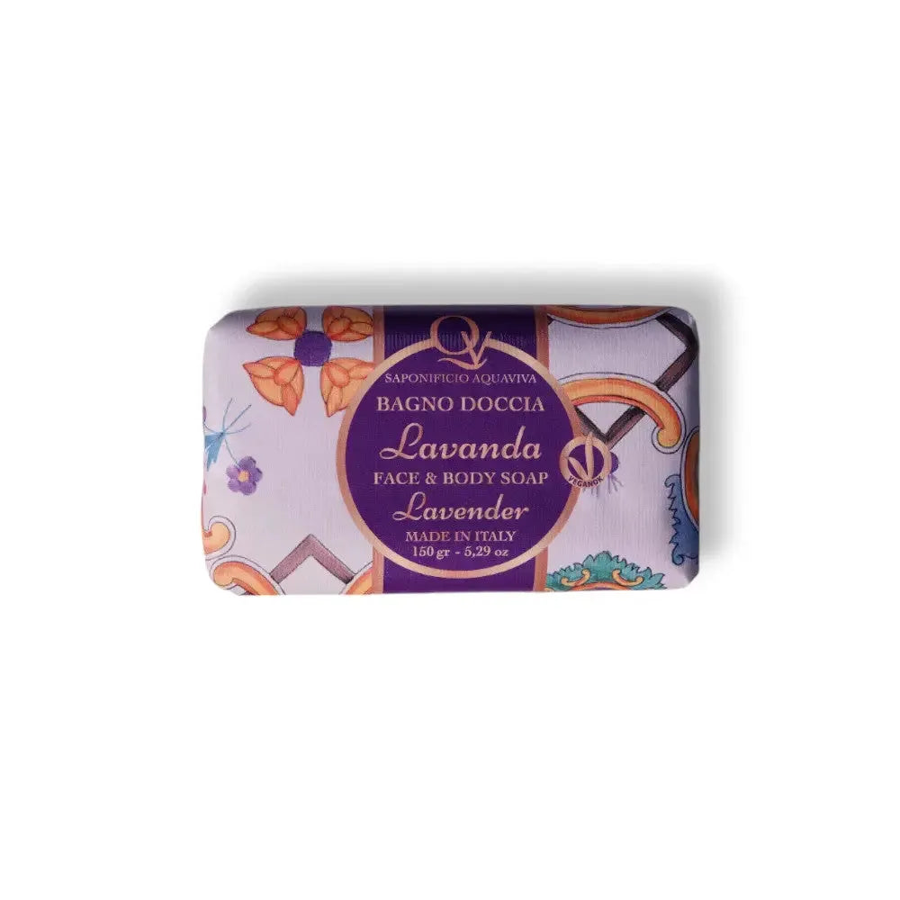 Lavender Face &amp; Body Soap Saponifico Aquaviva