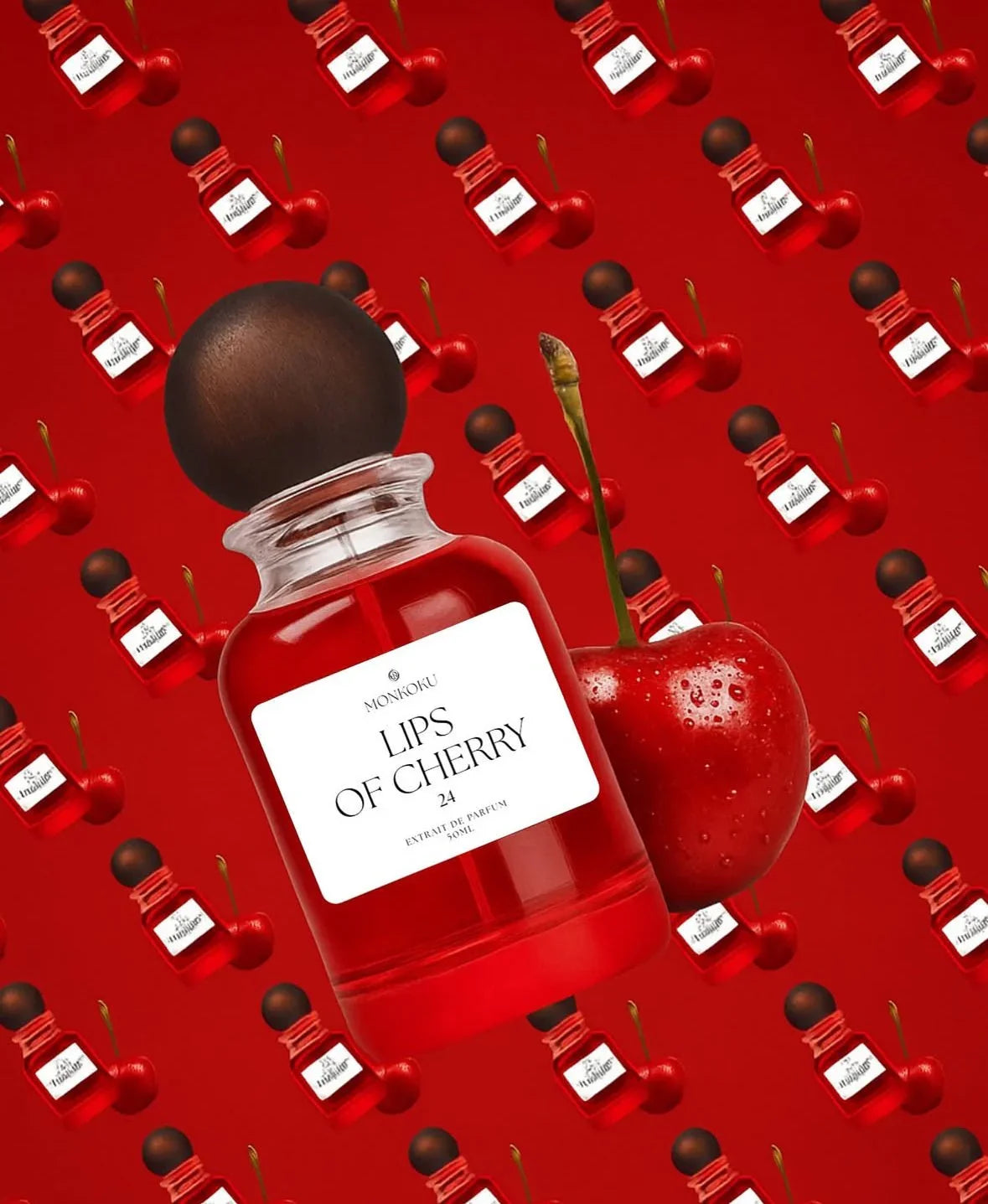 Lips of Cherry Extrait de Parfum || MonKoku - BLACK ELIXIR - Maison de Parfum