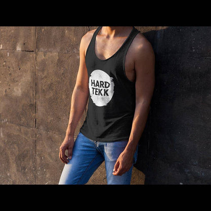 Hardtekk Circle Tank Top (schwarz)