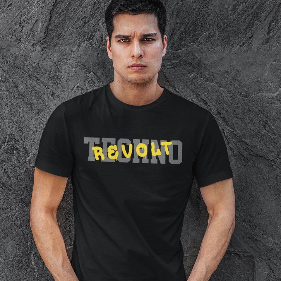 Techno Revolt T-Shirt (schwarz oder weiß / unisex)