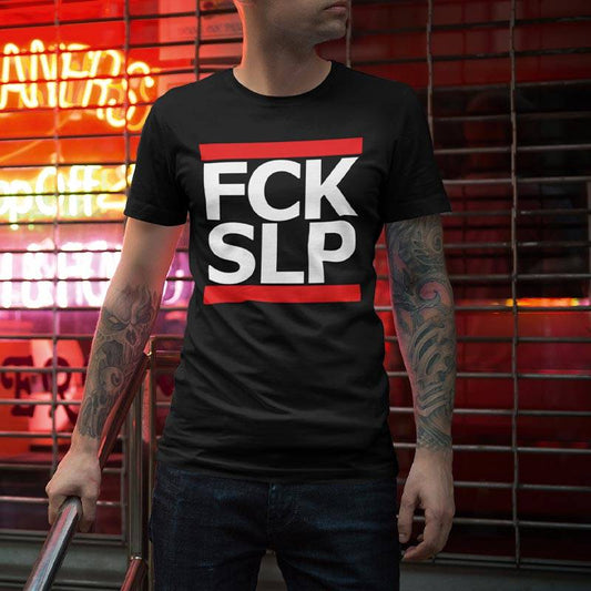 FCK SLP / F*ck Sleep T-Shirt (schwarz oder weiß / unisex)