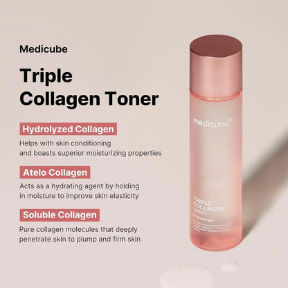 Medicube Triple Collagen Toner 4.0 - 140 ml