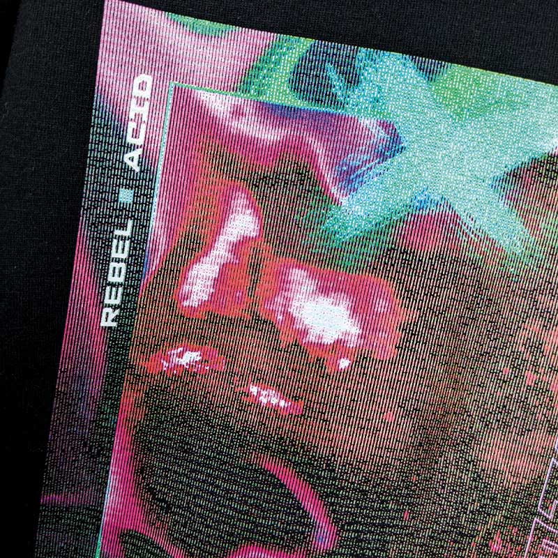 Melting Trip T-Shirt (schwarz, unisex)