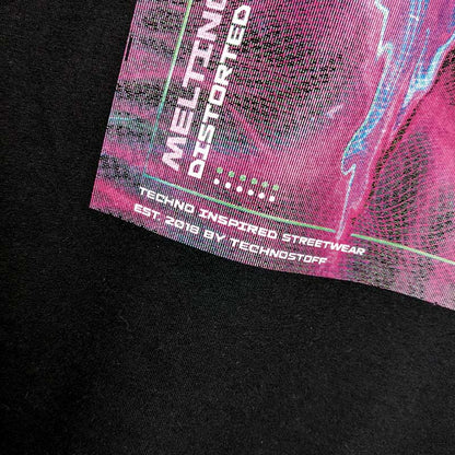 Melting Trip T-Shirt (schwarz, unisex)