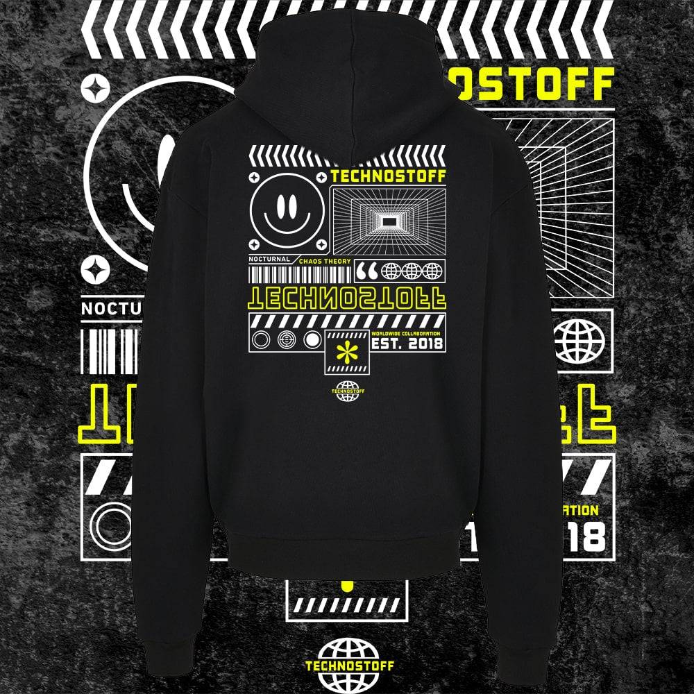 Minimalism Oversized Ultra Heavy Hoodie (black, oversized, unisex)