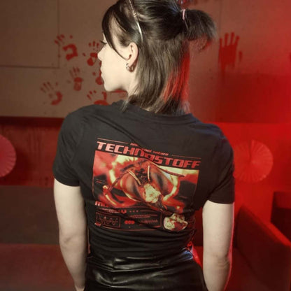 Moon Bee Crop Top (schwarz)