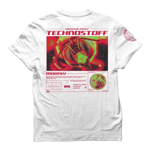 Moon Bee T-Shirt (regular, unisex, white)