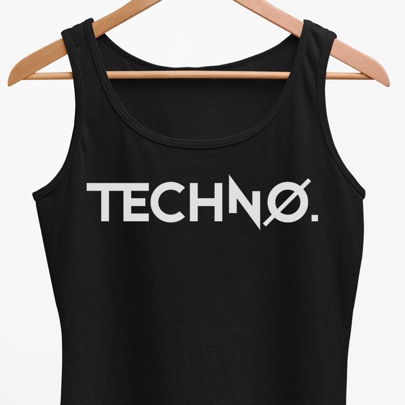 'New Techno' Tank Top (schwarz)