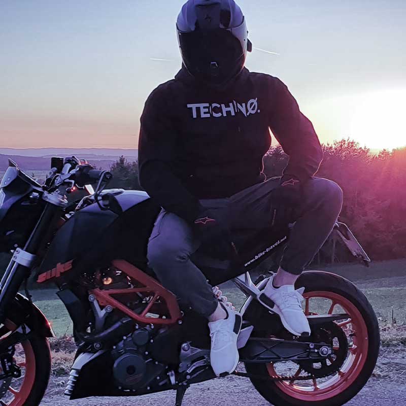 'New Techno' Premium Hoodie