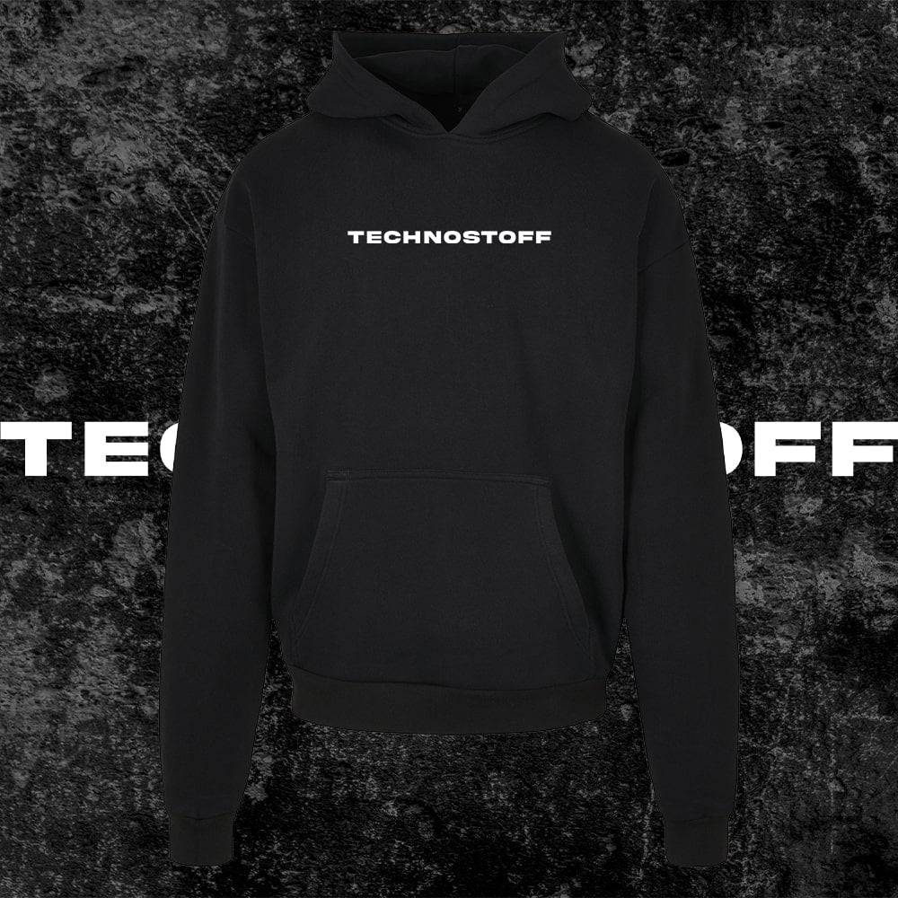 Nocturnal Nature Oversized Ultra Heavy Hoodie (schwarz, unisex)