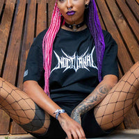 Nocturnal Zombie Ladies Boyfriend T-Shirt (oversize)