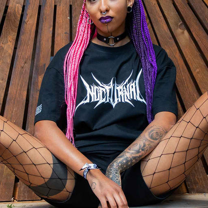 Nocturnal Zombie Ladies Boyfriend T-Shirt (oversize)