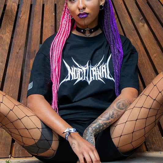 Nocturnal Zombie Ladies Boyfriend T-Shirt (oversize)