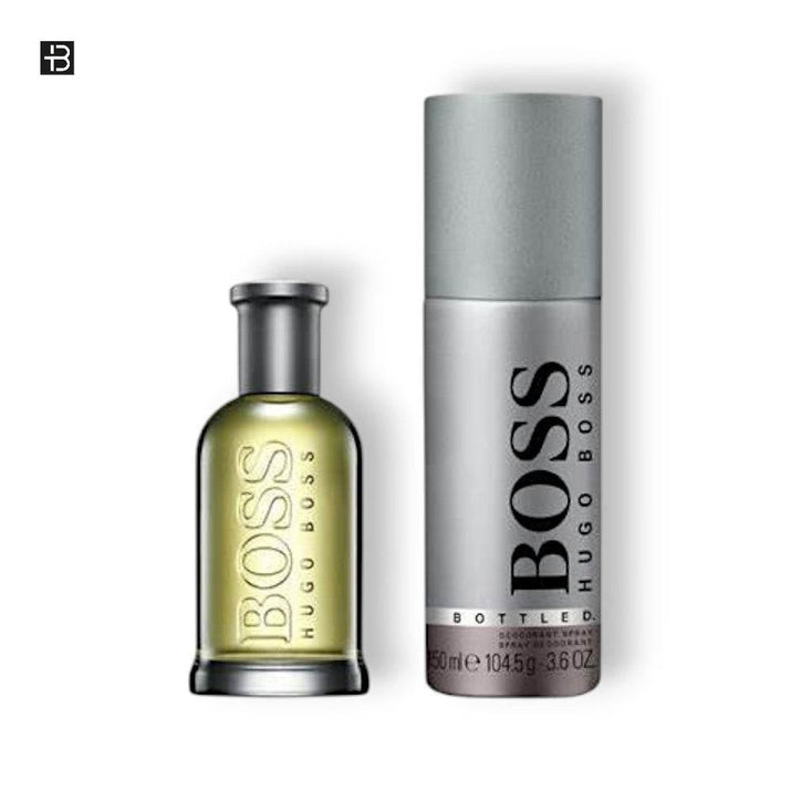 Hugo Boss Bottled Eau de Toilette Set 50 ml - BLACK ELIXIR - Maison de Parfum