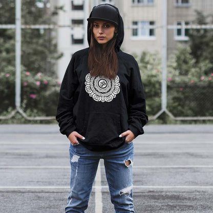Om Mandala Premium Hoodie (schwarz)