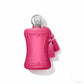Parfums de Marly Oriana Eau de Parfum, pinker Flakon mit silberner Kugelkappe und pinken Quasten