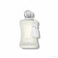 Parfums de Marly Valaya Exclusif Parfum, matter weißer Flakon mit silberner Kugelkappe und weißen Quasten