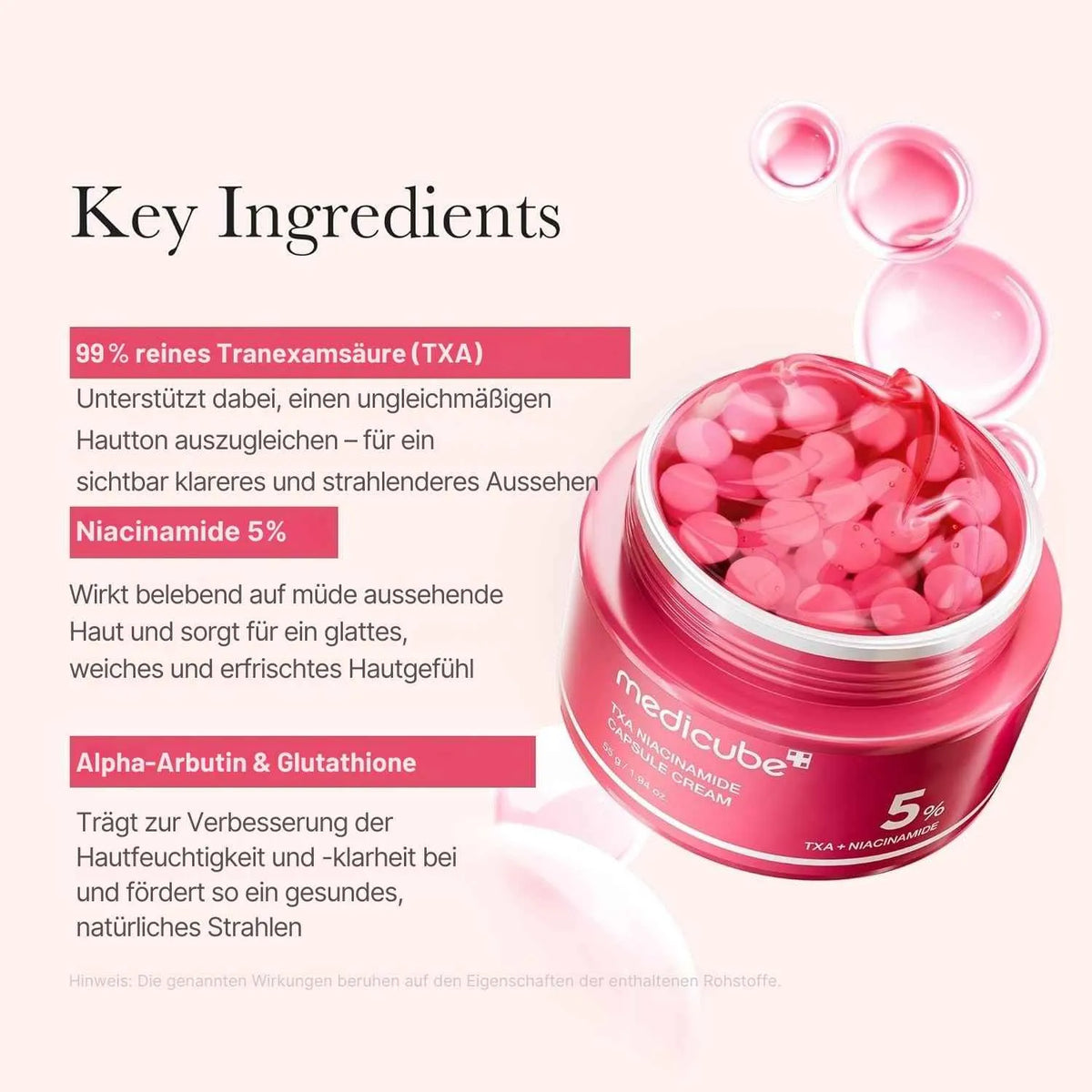 Medicube TXA Niacinamide Capsule Cream 55g