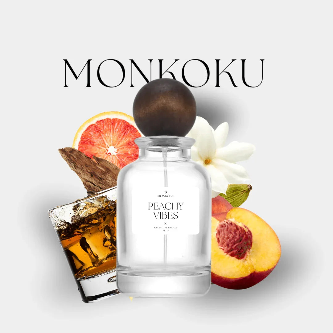 Peachy Vibes Extrait de Parfum || MonKoku - BLACK ELIXIR - Maison de Parfum