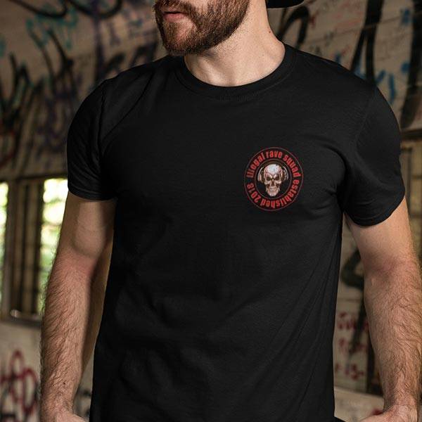 Illegal Rave Squad Premium T-Shirt (schwarz / unisex)