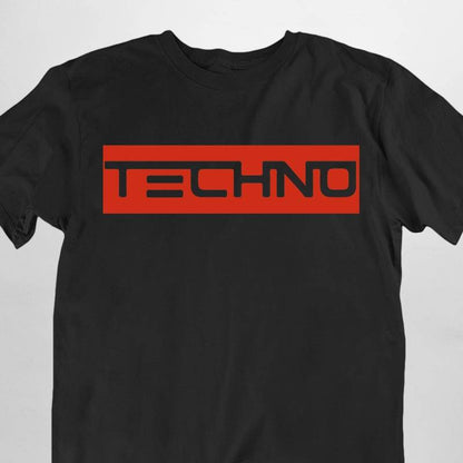 Red Techno Stripe (schwarz / unisex)