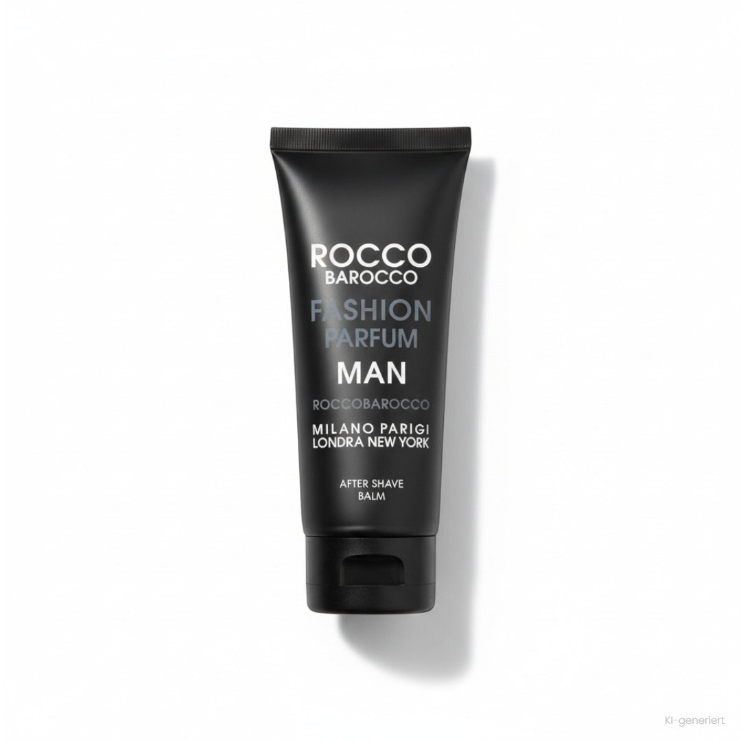 Roccobarocco Fashion Parfum Man After Shave Balm 100 ml, schwarze Tube