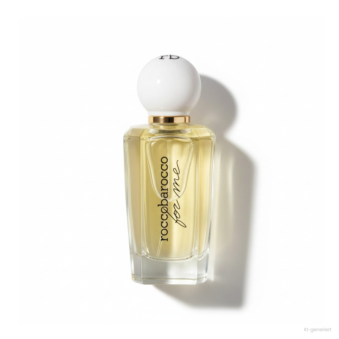 Roccobarocco for me Eau de Parfum 100 ml, Flakon mit weißer runder Kappe