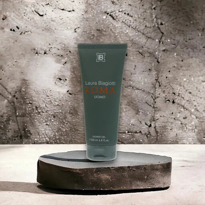 Laura Biagiotti Roma uomo Shower Gel - BLACK ELIXIR - Maison de Parfum
