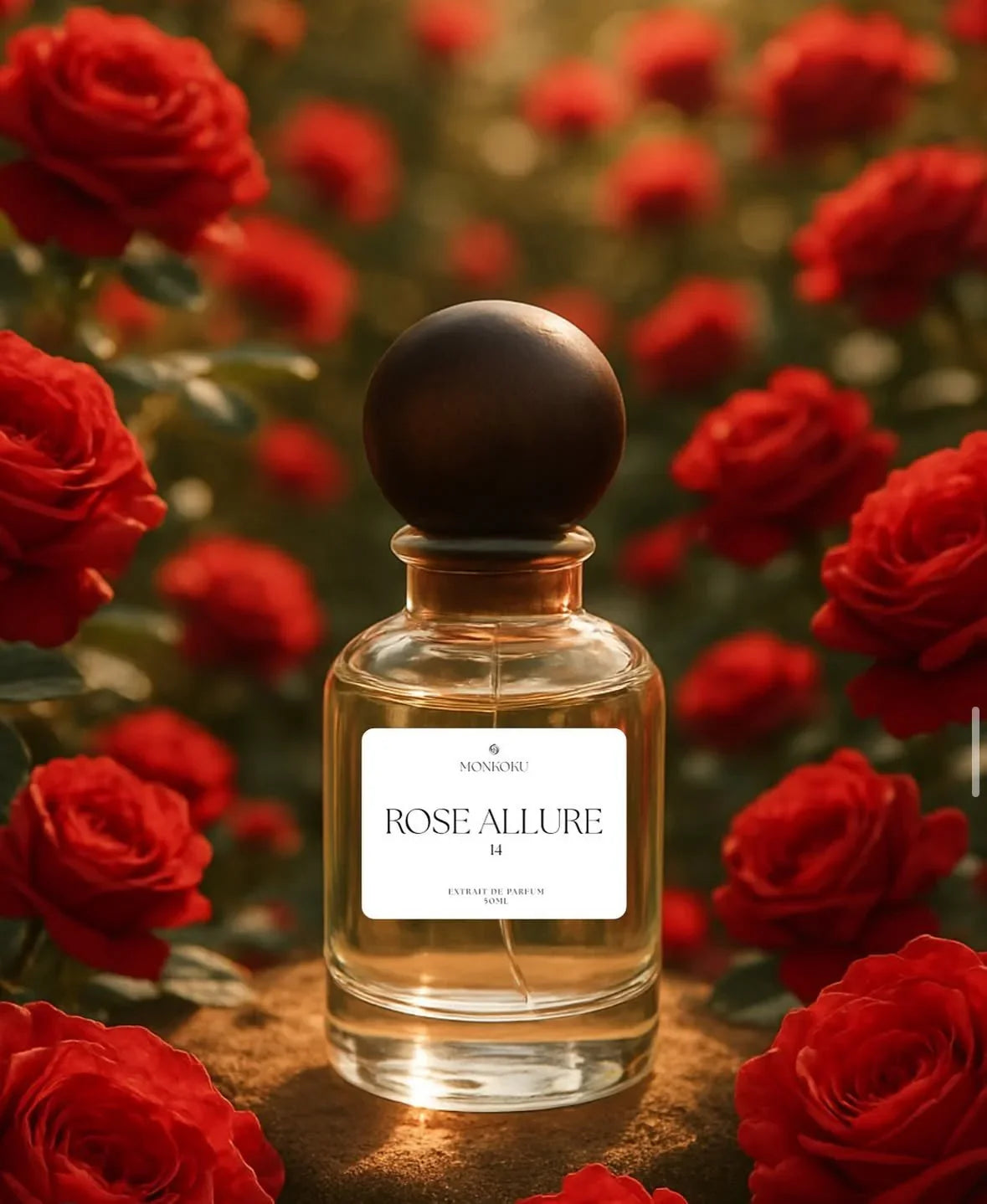 Rose Allure Extrait de Parfum || MonKoku - BLACK ELIXIR - Maison de Parfum