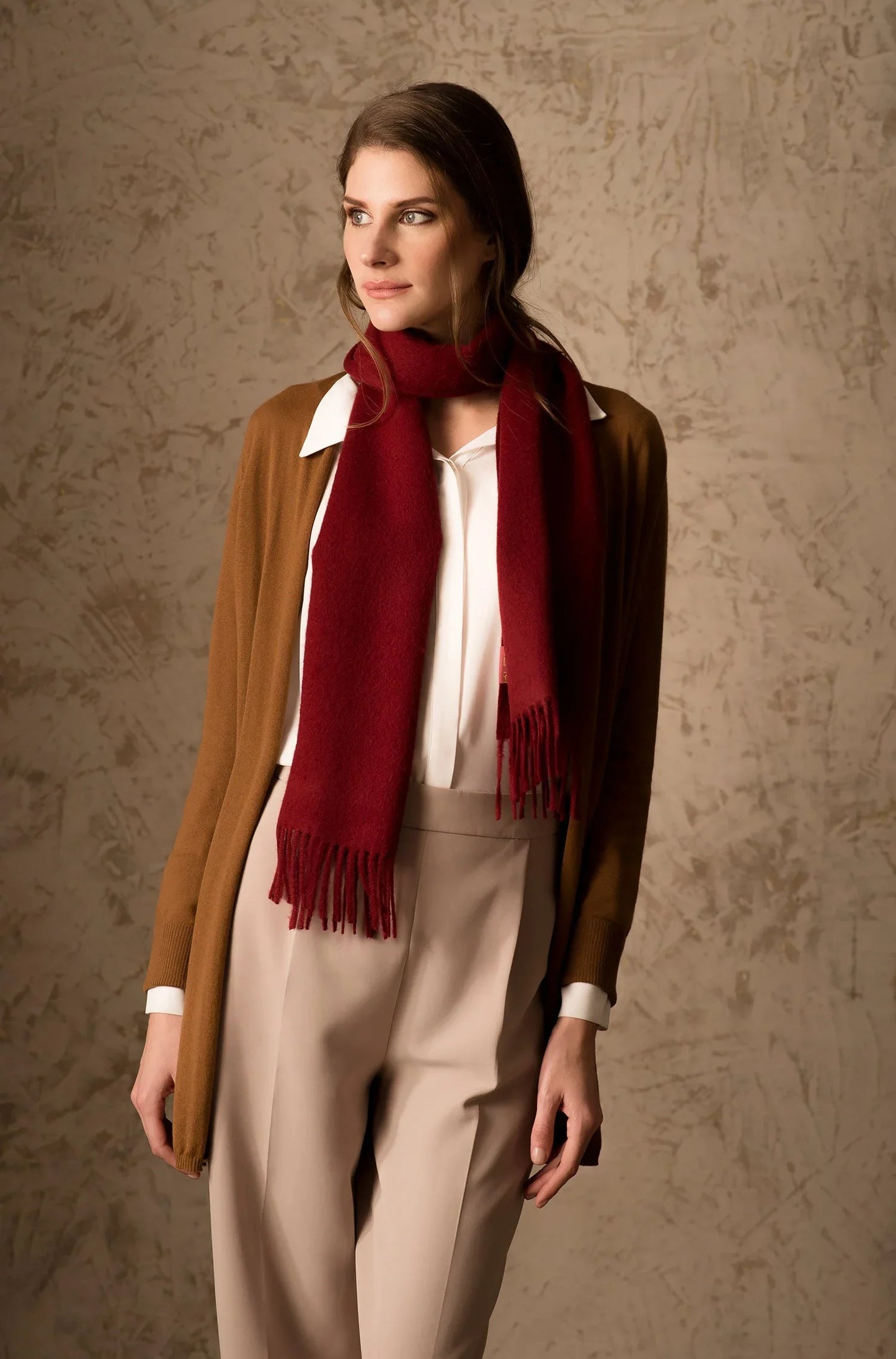 KUNA - Alpaka Webschal - Jamas – 100 % Royal‑Alpaka | Hohes Komfortniveau durch Luxusfaser Alpaka