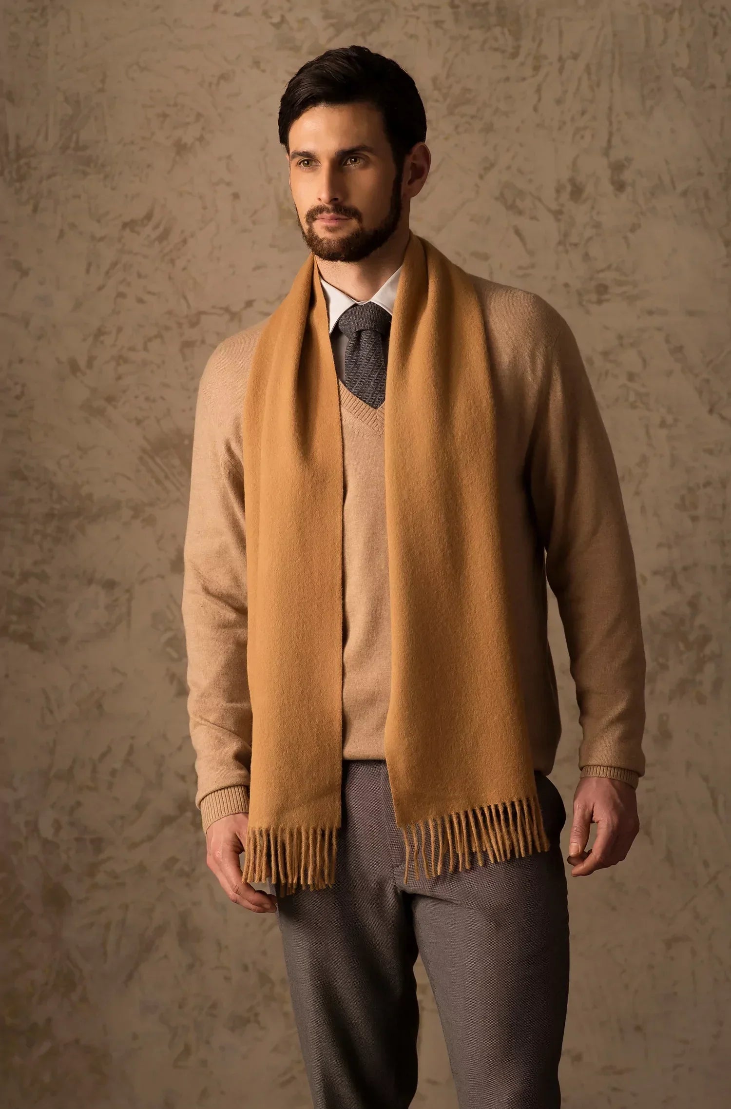 KUNA - Alpaka Webschal - Jamas – 100 % Royal‑Alpaka | Hohes Komfortniveau durch Luxusfaser Alpaka