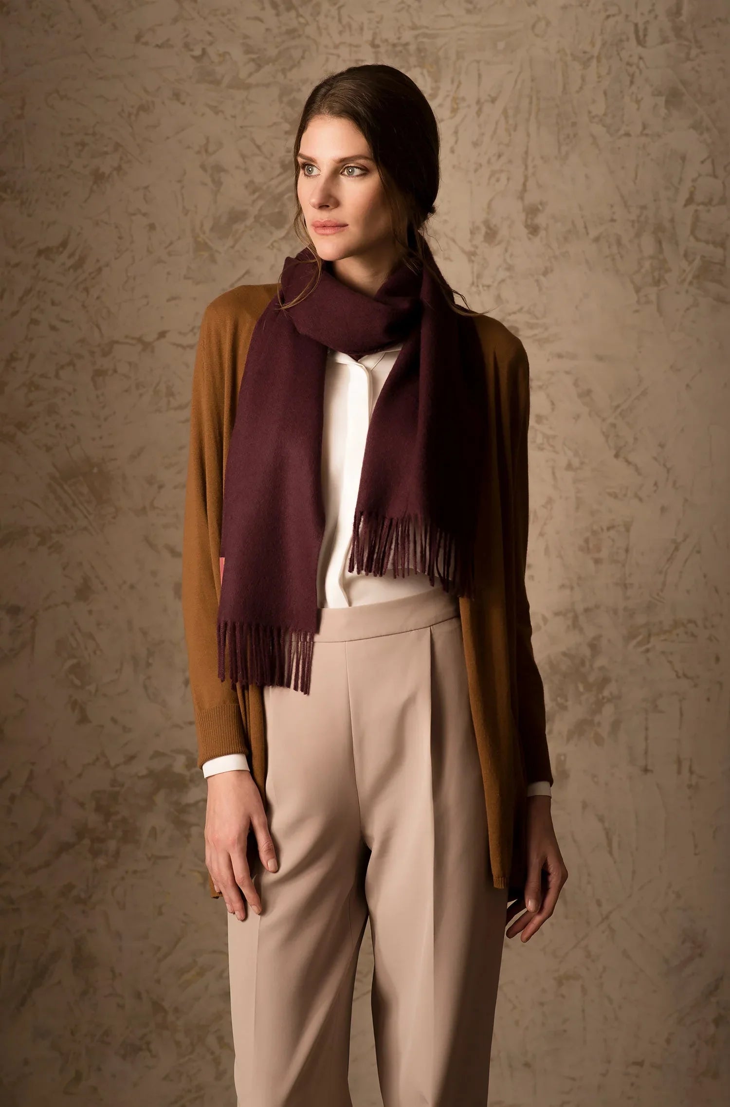 KUNA - Alpaka Webschal - Jamas – 100 % Royal‑Alpaka | Hohes Komfortniveau durch Luxusfaser Alpaka