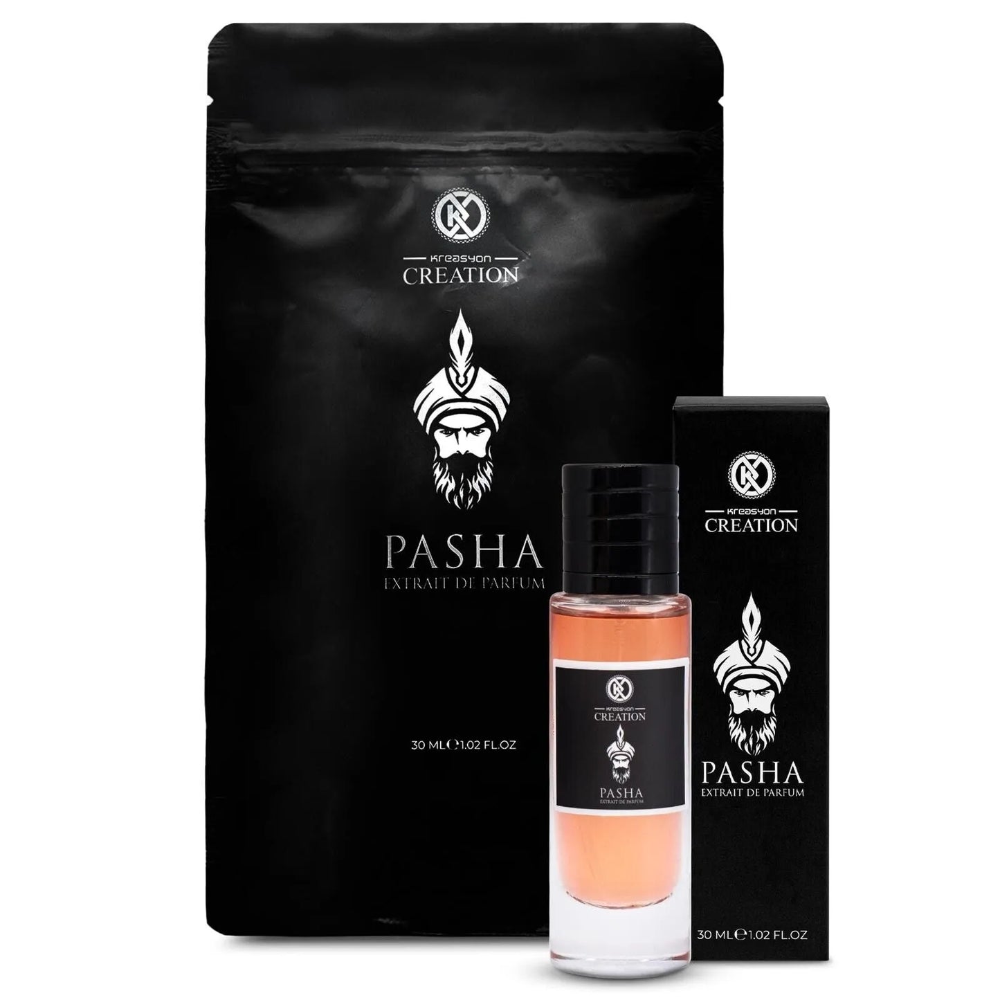 Kreasyon Creation PASHA Extrait de Parfum - BLACK ELIXIR - Maison de Parfum