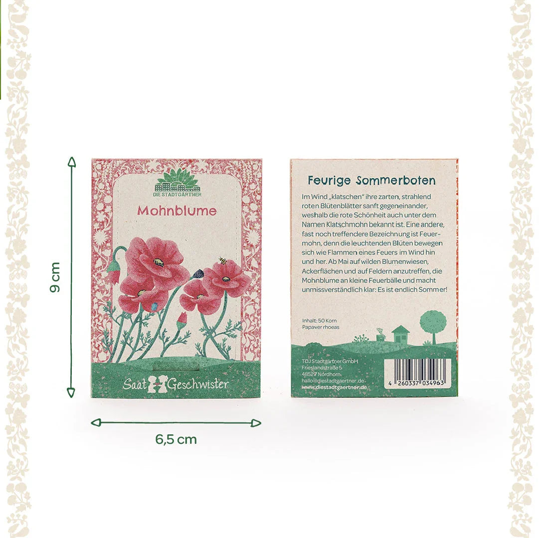 Saatgut Mohnblume