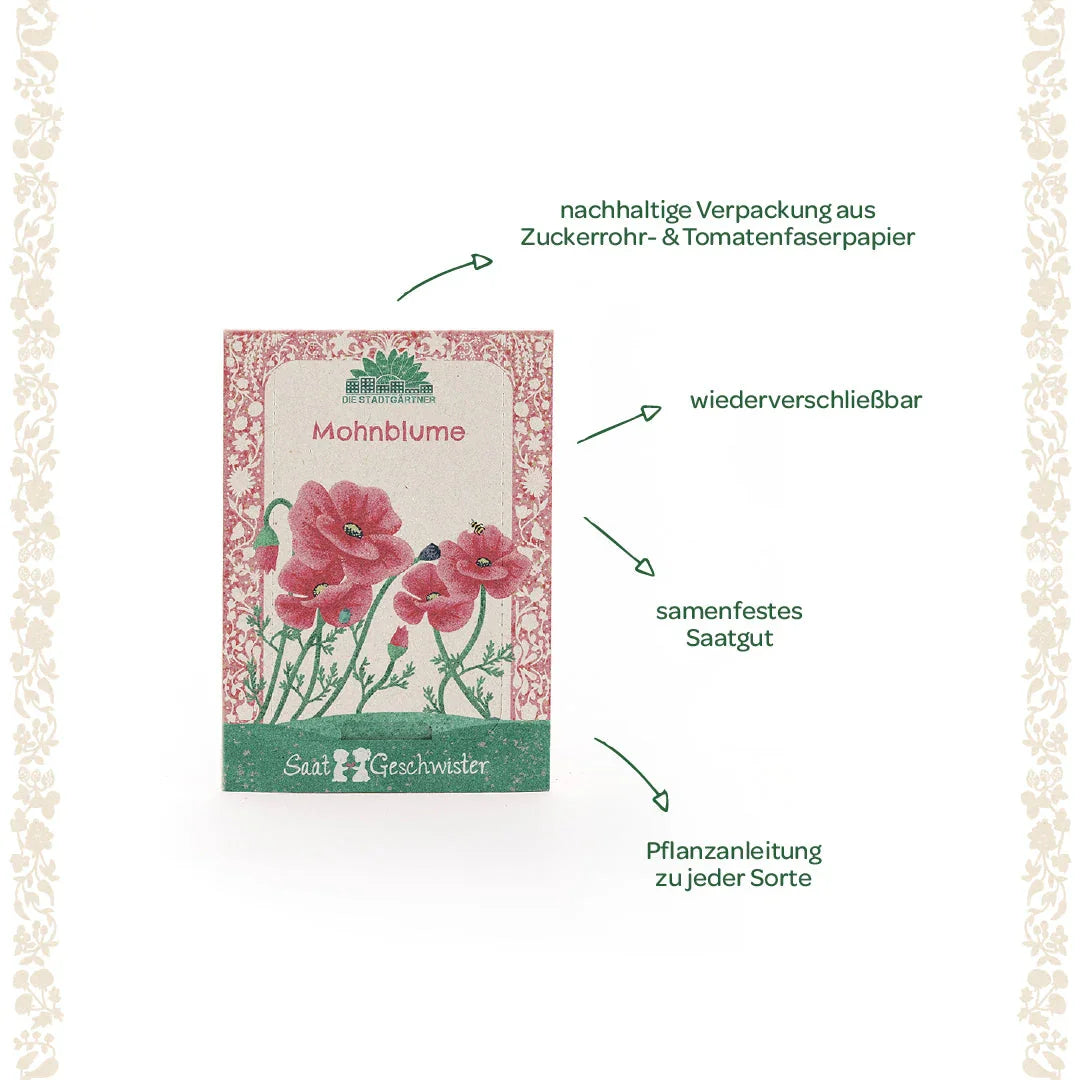 Saatgut Mohnblume