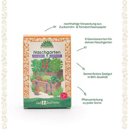 BIO-Saatgut-Set "Naschgarten"