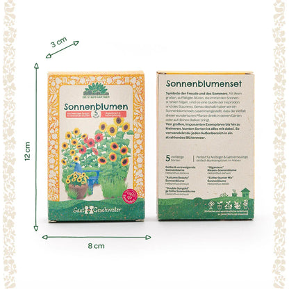 Saatgut-Set "Sonnenblumen"