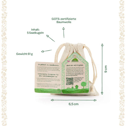 Kräuterkugeln – Saatkugeln mit Kräutern