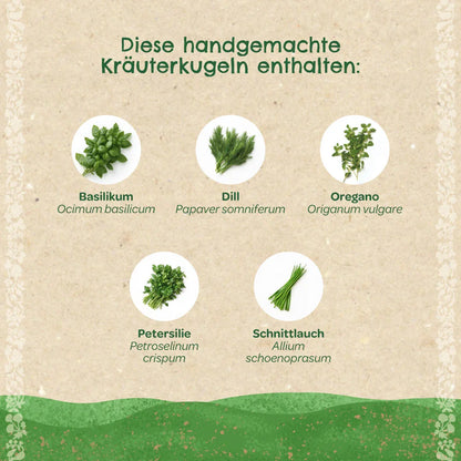 Kräuterkugeln – Saatkugeln mit Kräutern