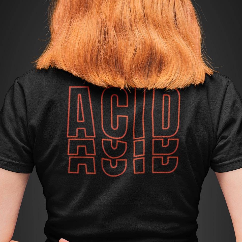 Acid T-Shirt (schwarz / Frauen)