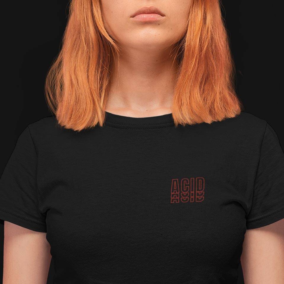 Acid T-Shirt (schwarz / Frauen)