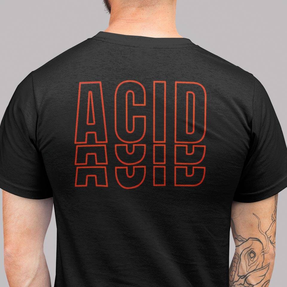 Acid T-Shirt (schwarz / unisex)
