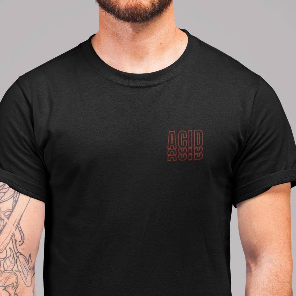 Acid T-Shirt (schwarz / unisex)