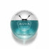 Armani Acqua di Gio Aqva Pour Homme Parfumflakon in Kugelform, türkisblaues Glas mit Silberdeckel