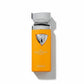 Gelber Flakon des Parfums An Equestrian Series Pierce mit silbernem Verschluss und Emblem