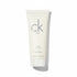 Weiße Tube Calvin Klein ck one Duschgel, 200 ml, vor weißem Hintergrund