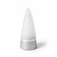 Weißer Philips Aroma-Diffusor mit silbernem Sockel vor weißem Hintergrund