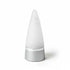 Weißer Philips Aroma-Diffusor mit silbernem Sockel vor weißem Hintergrund