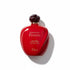 Rote Flasche Dior Hypnotic Poison Silky Body Lotion auf weißem Hintergrund